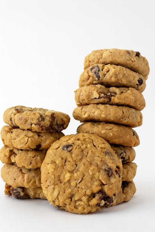 Maple Oatmeal Raisin Cookies